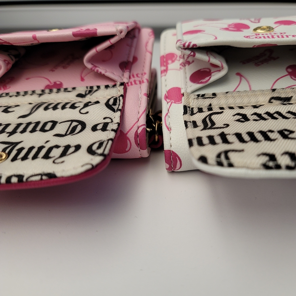 Juicy Couture Pink and White Cherry On Top wallet set - Picture 6 of 8
